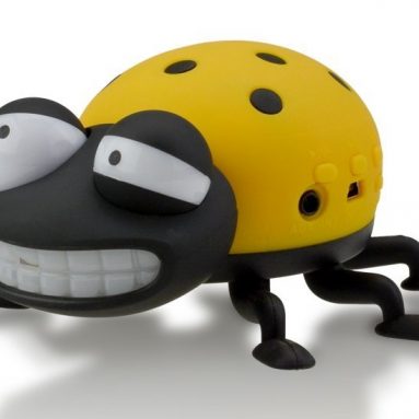 Portable Cartoon Ladybug Mini SD USB Speaker