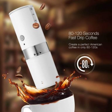 Portable Electric Coffee Maker Automatic Coffee Machine Built-in Filter