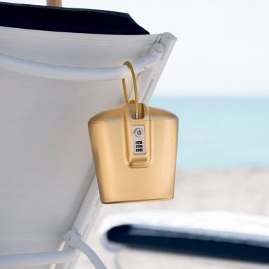 Portable Indoor/Outdoor Lock Box Safe with Key