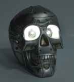 Portable Wireless Bluetooth Speaker Skull with LED Light for Party and Home Decor
