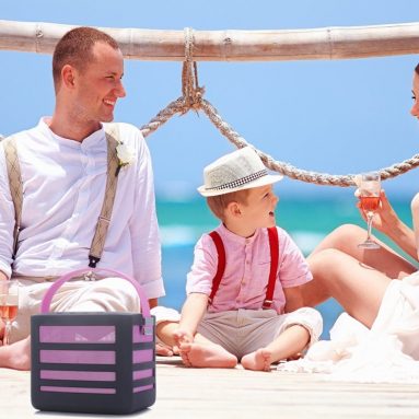 Portable Wireless Bluetooth Speaker with Built-In Powerbank Plus 2 USB Ports