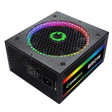 Power Supply 850W Fully Modular 80+ Gold Certified with Addressable RGB Light