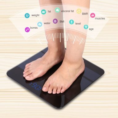 Precision Smart Body Fat Scale Bluetooth with 8 parameters Smartphone App Body Scale Analyzer