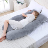 Pregnancy Pillow with Hypoallergenic Velvet Cover