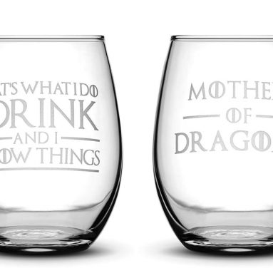 Premium Game of Thrones Wine Glasses