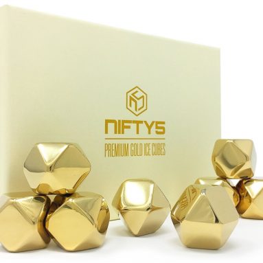 Premium Gold Ice Cubes