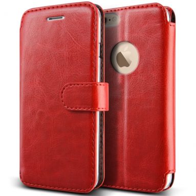 Premium Vintage PU Leather Wallet Cover for iphone 6