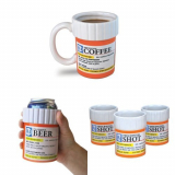 Prescription Mug, Cooler and Shot Glass Bundle