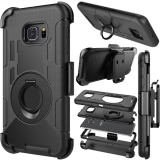 Protective Case Cover with kickstand and Belt Swivel Clip for Samsung Galaxy S6 Edge PLUS case