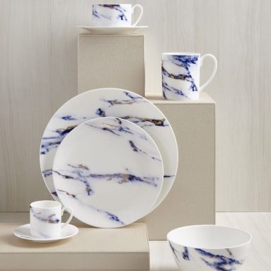 Prouna Marble Azure One 4-Piece Place Setting