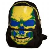 Punk Noctilucent Skull Backpack School