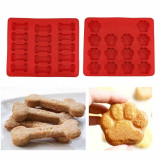 Puppy Paws and Bones Silicone Baking Molds-Pan-Ice Trays