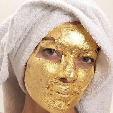 Pure 24k Gold Leaf Skin Care Mask