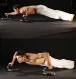 Pushup Handles with Wheels