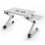 Pwr+ Portable Laptop-Table-Stand with Mouse Pad Fully Adjustable