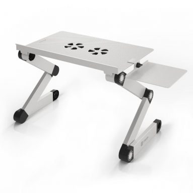 Pwr+ Portable Laptop-Table-Stand with Mouse Pad Fully Adjustable