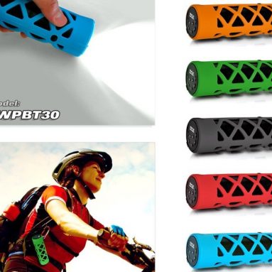 Pyle Bluetooth Water Resistant Flashlight Speaker with Call Answering Mic