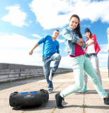 Pyle Street Blaster Rugged and Portable Bluetooth Wireless BoomBox