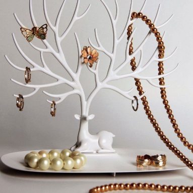 Qualy Deer Jewellery Tree Stand
