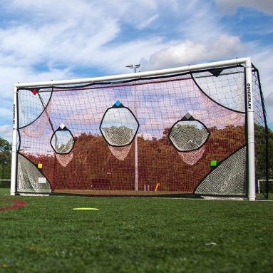 QuickPlay PRO Soccer Goal Target Nets 7 Scoring Zones – Practice Shooting & Goal Shots