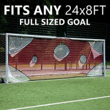 QuickPlay PRO Soccer Goal Target Nets with 7 Scoring Zones – Practice Shooting & Goal Shots