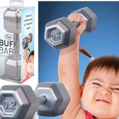 BUFF BABY DUMBBELL RATTLE