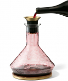 RBT Decanter with Wood Coaster and Micro-Perforated Aerator