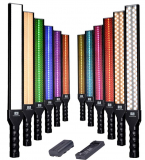 RGB LED Ice Tube Light Handheld Photography Light Wand for Ambient Lighting