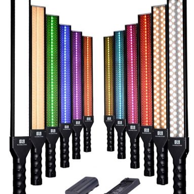 RGB LED Ice Tube Light Handheld Photography Light Wand for Ambient Lighting