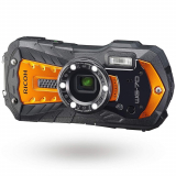 RICOH WG-70 Orange Waterproof Digital Camera