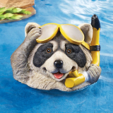 Raccoon Pool Floater Decoration