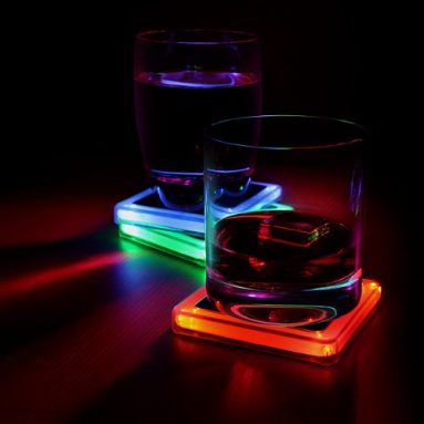 Radioactive Elements Glowing Coaster Set