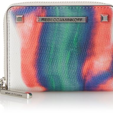 Rebecca Minkoff Mini Ava Zip Leather Wallet