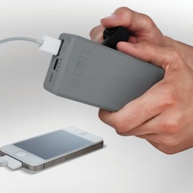 Rechargable USB Battery Pack with Hand Turbine Power Generator