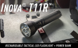 Rechargeable Tactical Power Bank Long Range Waterproof Flashlight