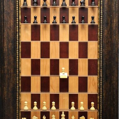 Red Cherry Vertical Chess Board