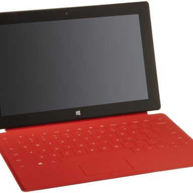 Red Touch Cover for Microsoft Surface