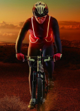 Reflective Safety Led Vest Belt With Led Fiber Optics