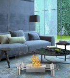 Regal Flame Delano Ventless Free Standing Bio Ethanol Fireplace