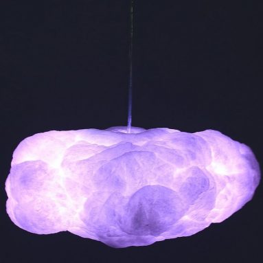 Remote Proximity Cute LED Flush Mount Ceiling Light Cloud Feature Chandelier Hanging Pendant Light Cloud