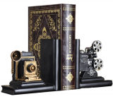 Retro Camera Bookends Racks Book Ends Sets Bookshelf Organizers