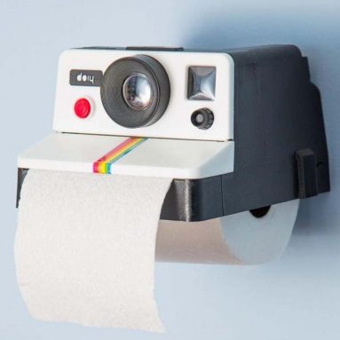 Retro Camera Toilet Paper Roll Holder