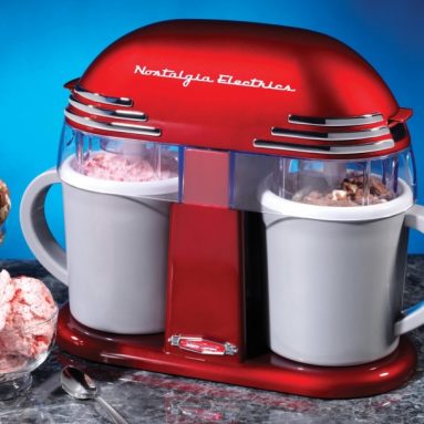 Retro Series Double Ice Cream Maker
