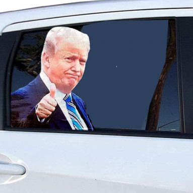 Ride with Donald Trump Car Stickers