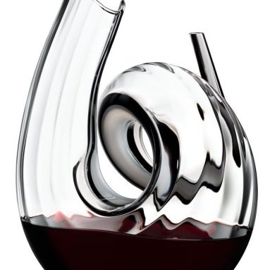 Riedel Crystal 1.5 Quart Fatto A Mano Curly Decanter