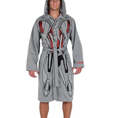 Robe Factory Men’s Marvel Cotton Hooded Bathrobe