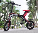 Robstep X1 Electric Bike Folding Scooter Ebike, Portable, Lightweight, Quick Charge Battery, Bluetooth Speakers