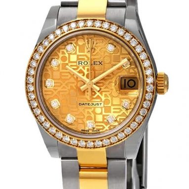 Rolex Diamond 18kt Watch