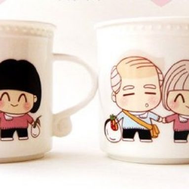 Romantic Cute Spending Whole Life with You Color Changing Mug Ceramic Coffee