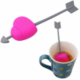 Romantic an Arrow Wearing Heart Shaped Tea Infuser